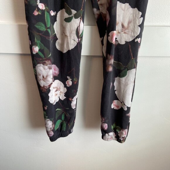 Victoria Sport Floral Printed & Black Waist Band Joggers - Picture 8 of 11